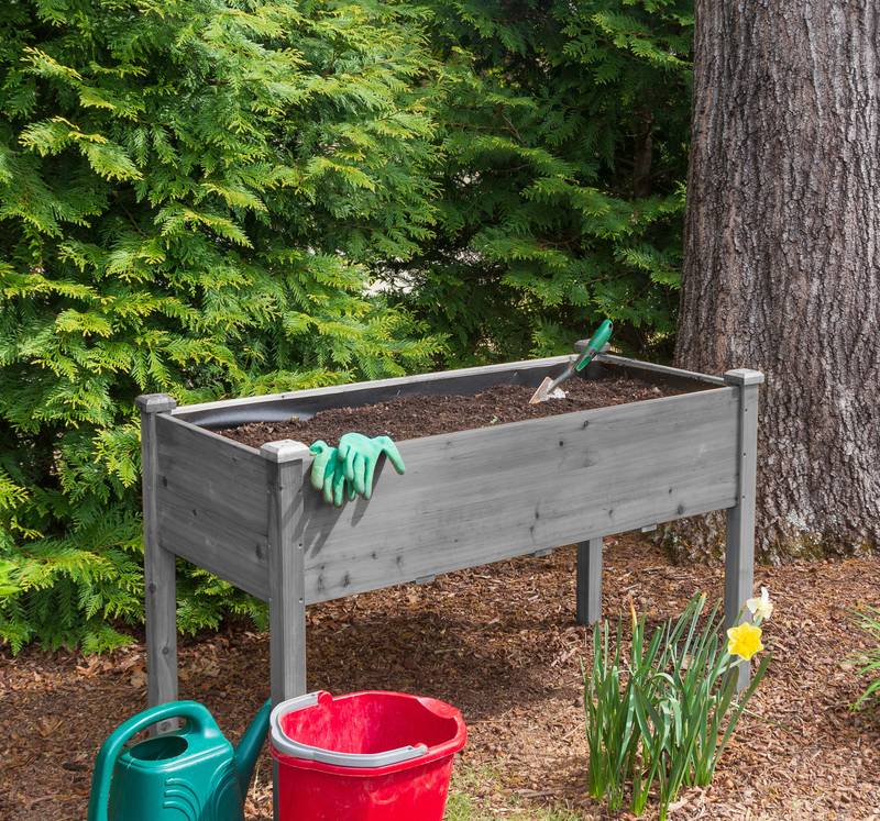 Eco-Friendly Elevated Garden Bed for Easy Planting