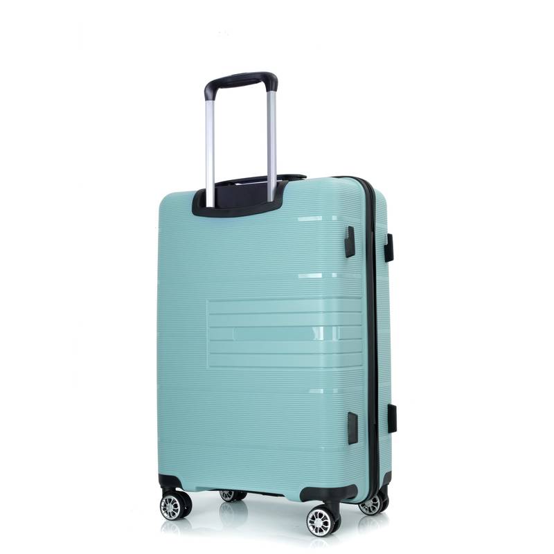 Light Green Hardshell Luggage Set with Spinner Wheels and TSA Lock