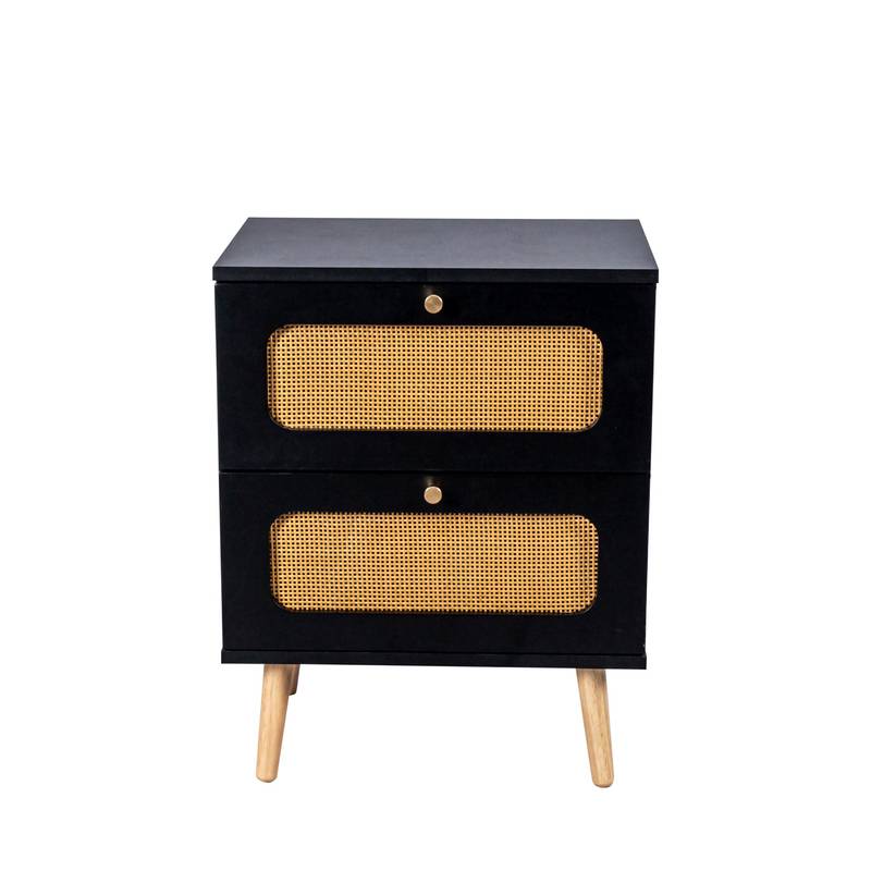 Rattan Charm Nightstand