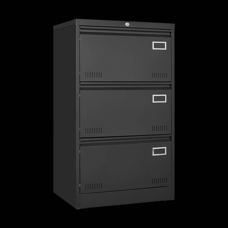 Secure & Stylish 3-Drawer Filing Cabinet
