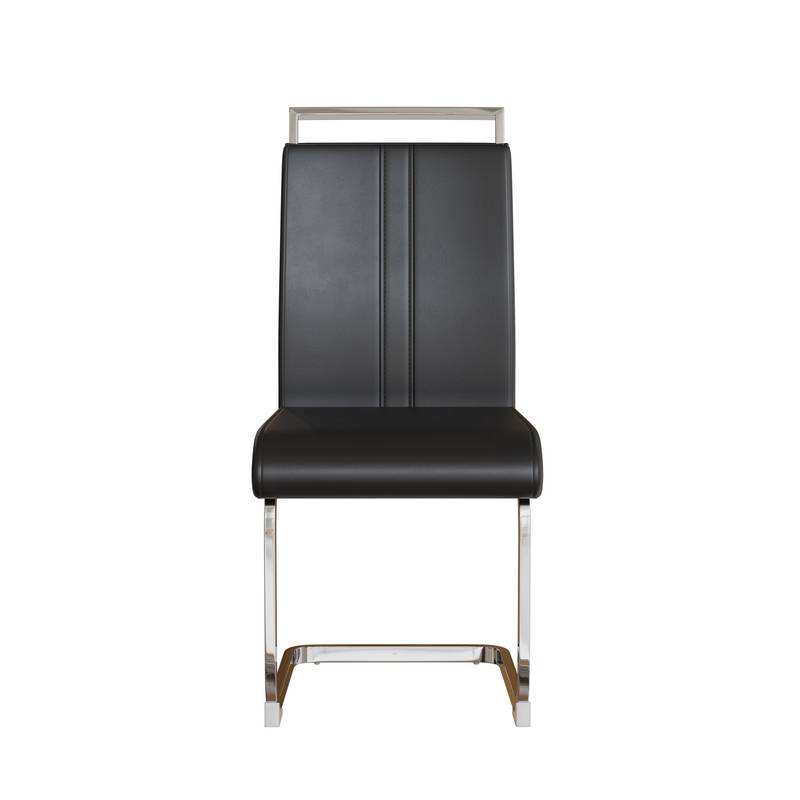 Sleek Glass Dining Set for Four with Chic Silver Legs