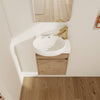 Compact Soft Close Bathroom Vanity with Sink
