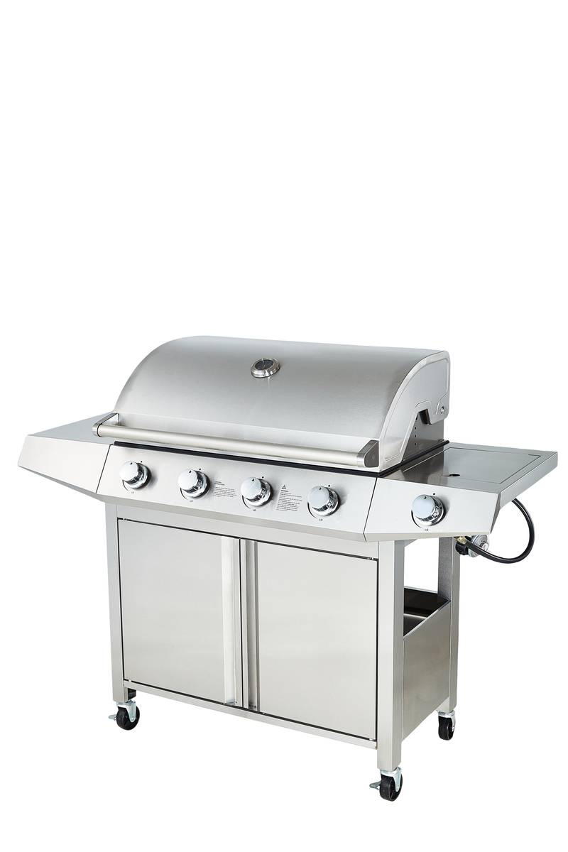 Sizzle Pro Stainless Steel 4-Burner Grill