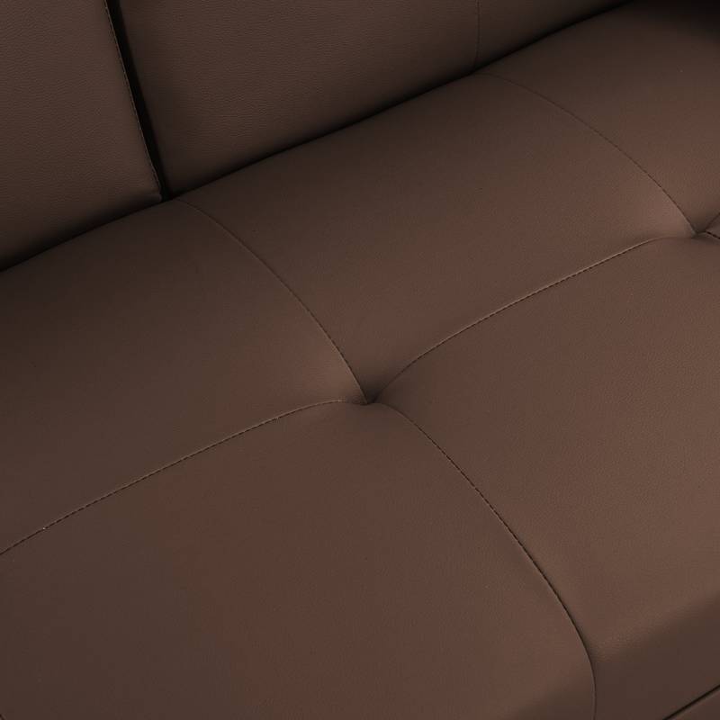 Cozy Convertible Sofa Bed with Modern Armrests