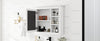 Sleek Wall-Mounted Medicine Cabinet with Mirror & Shelves