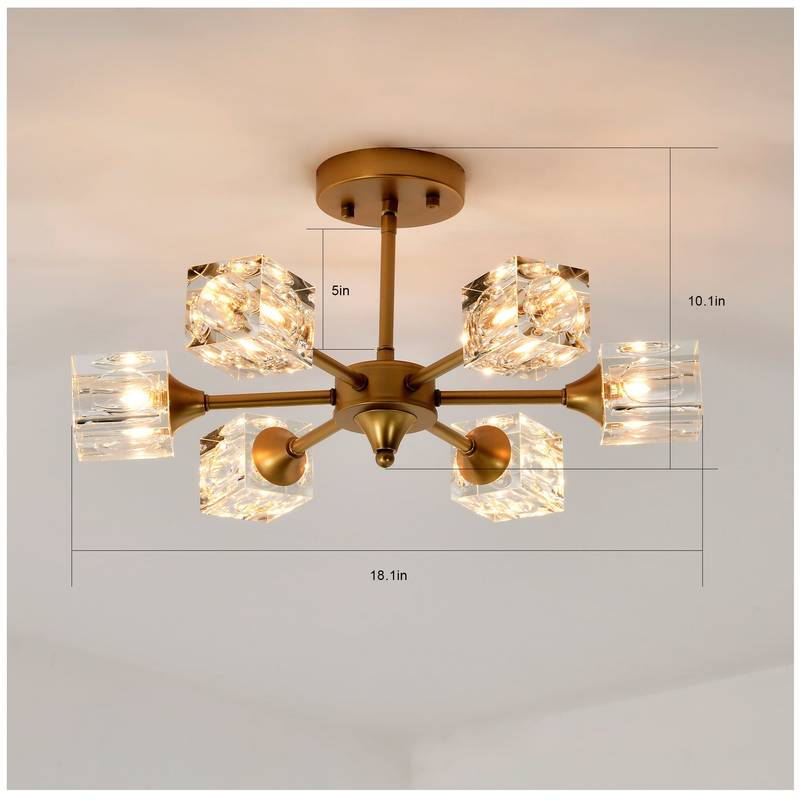 Glam Crystal Pendant Light