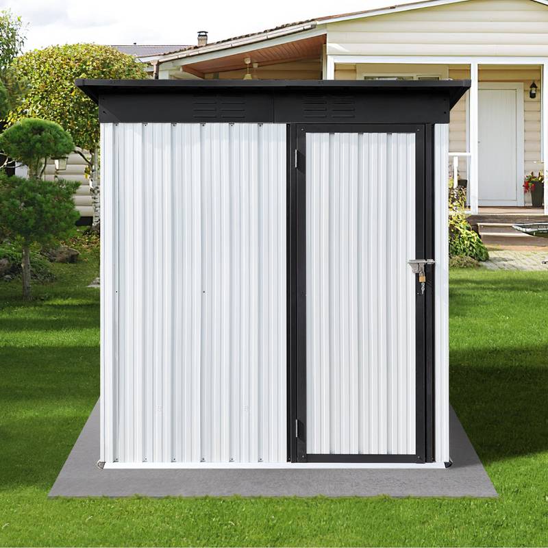 Chic Metal Garden Shed for Stylish Outdoor Storage