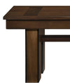 Chic Walnut Dining Bench