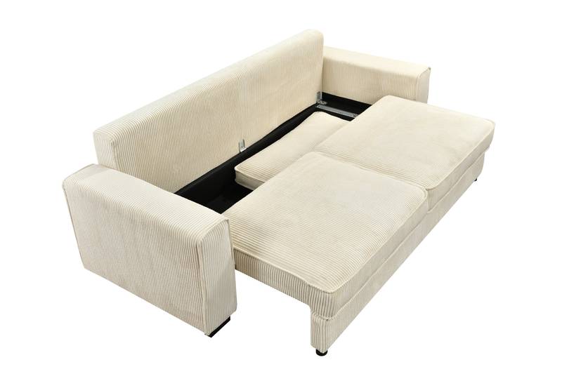Cozy Modern Sofa Bed with Hidden Storage