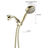 Golden Power Handheld Shower Head