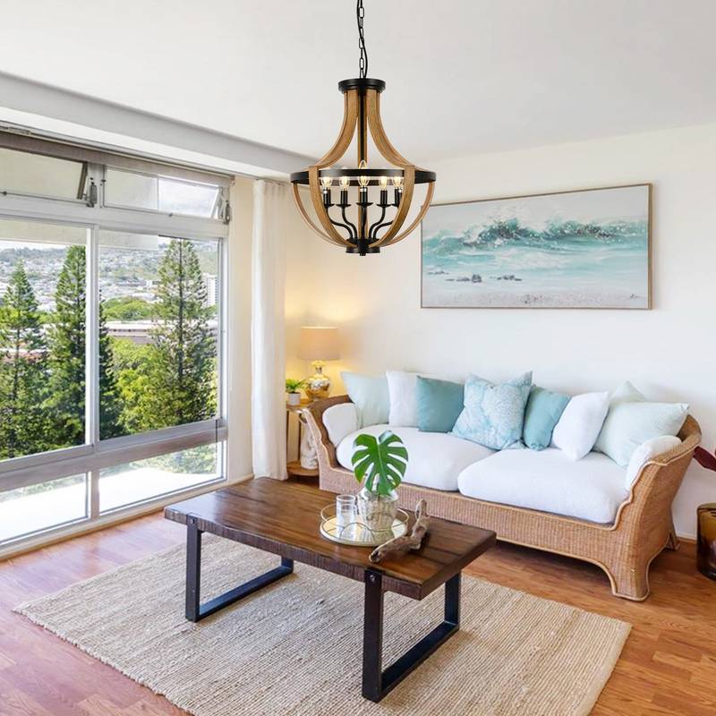 Chic 5-Light Modern Chandelier