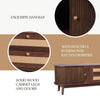 Chic Rattan TV Stand - Modern Farmhouse Style