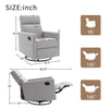 Cozy Gray Rocking Nursery Chair
