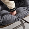 Cozy Rattan Rocker Chair for Outdoor Relaxation