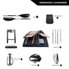Adventure Ready Roof Tent - Inflatable Off-Road Camping Tent with Ladder