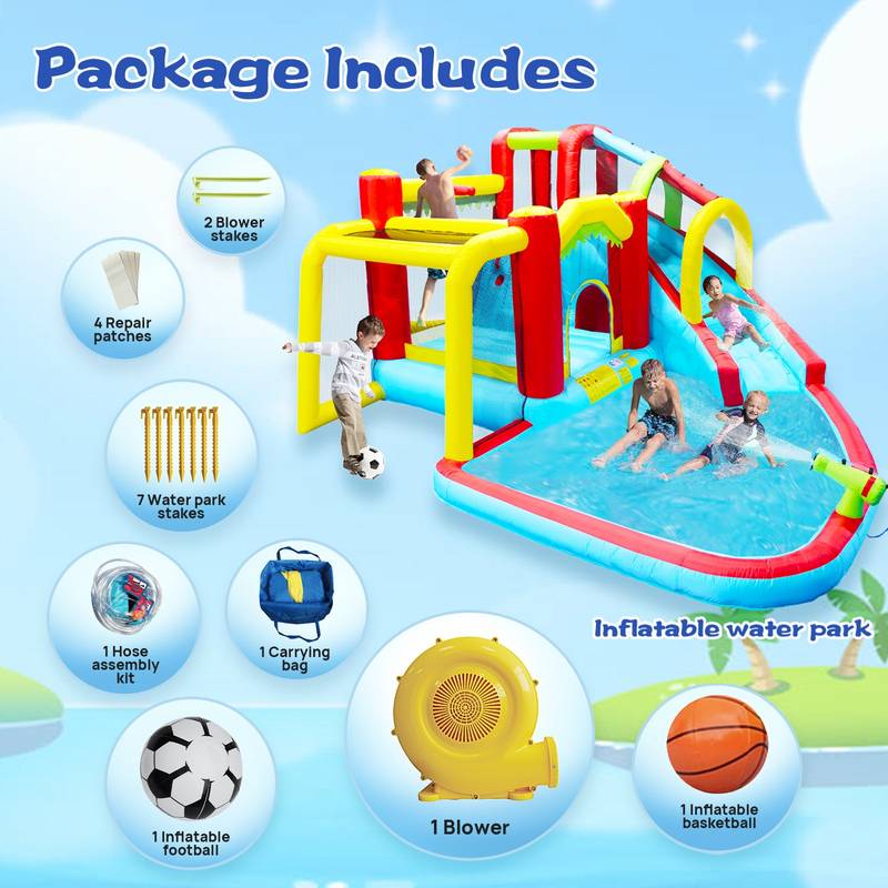 Ultimate Splash 'n' Play Water Park Bounce House