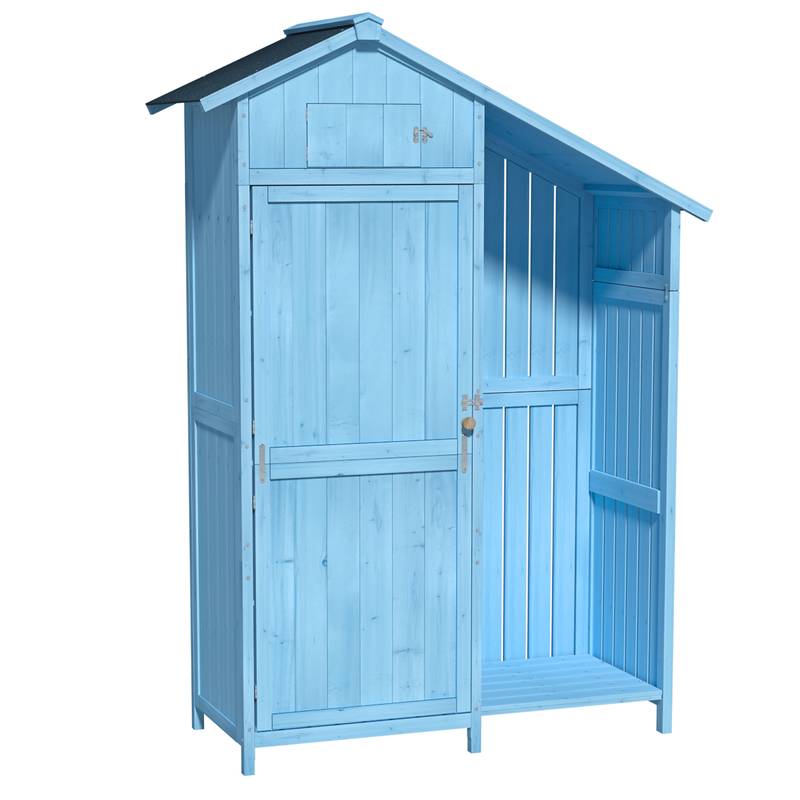 Tiffany Blue Garden Tool Shed with Waterproof Roof
