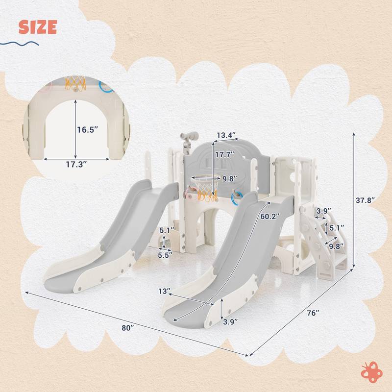 Space Adventure Slide Playset