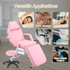 Ultimate Pink Massage & Beauty Chair with Adjustable Features