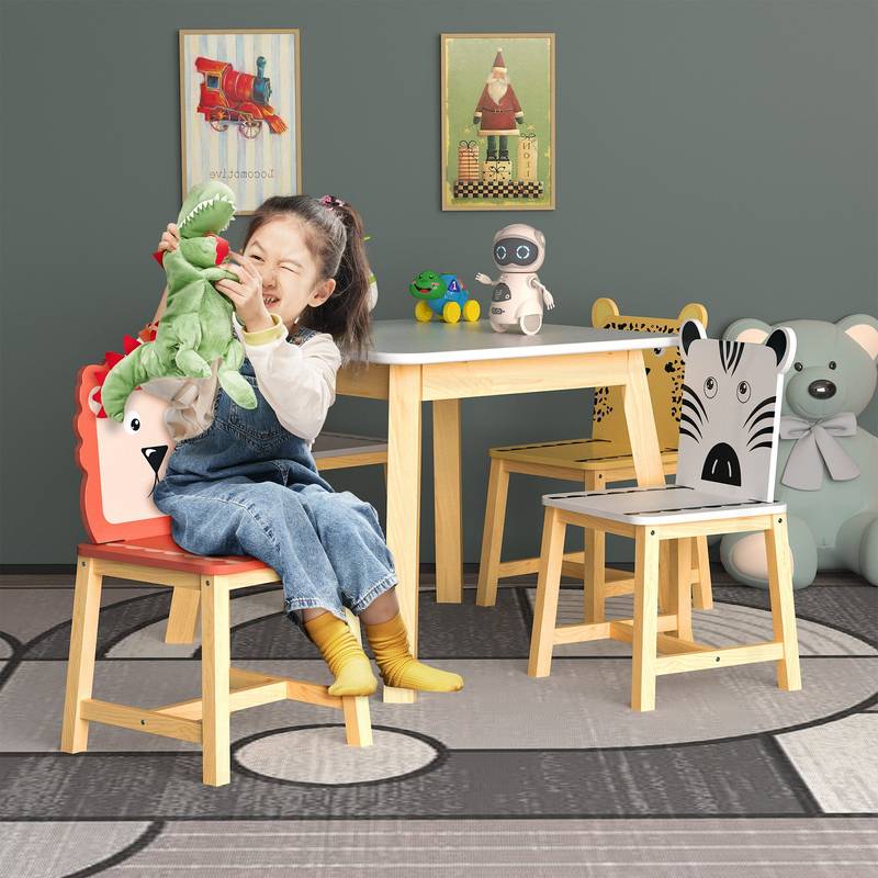 Animal Fun Kids' Table & Chair Set