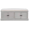 Stylish Storage Bench with Cushioned Seat
