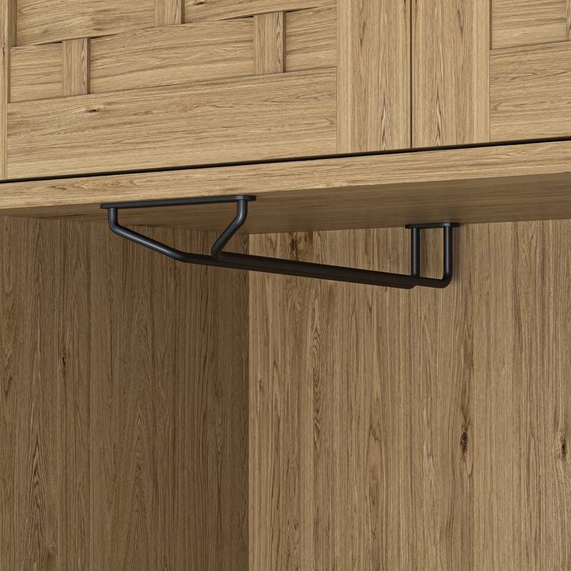 Stylish Tall Pantry & Bar Cabinet