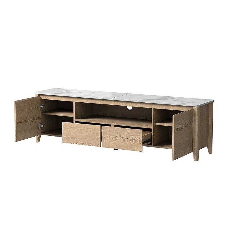 Sleek LED TV Stand for Gaming & Entertainment