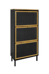Chic Metal Shoe Rack for Entryway