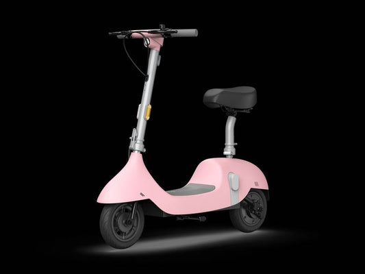 Pink Foldable Electric Scooter – Fun, Fast, and Ready to Ride!