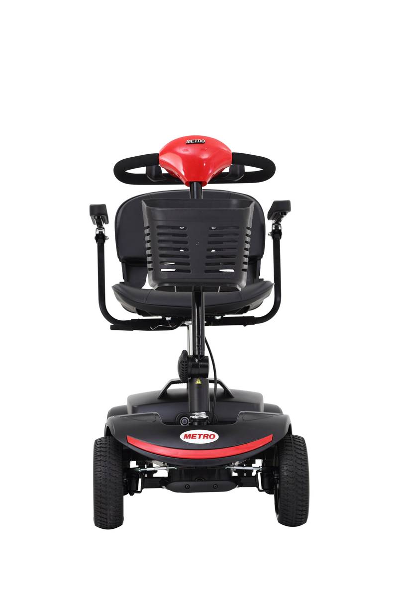 Sleek Red Mobility Scooter