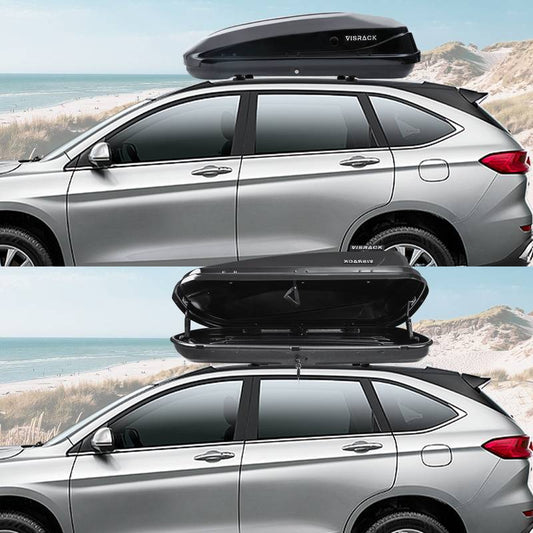 Secure Black Roof Cargo Box - Easy Install