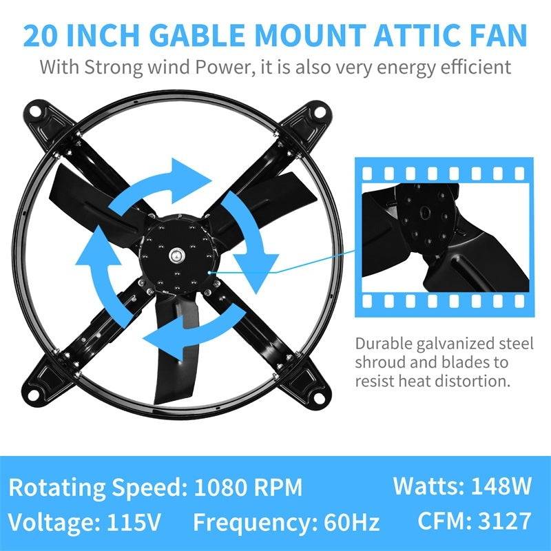 Smart Breeze Attic Vent Fan