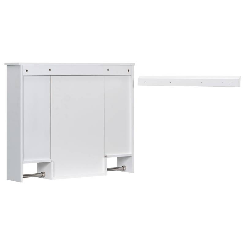 Sleek Wall-Mounted Bathroom Storage & Mirror Cabinet