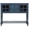 Charming Navy Farmhouse Console Table