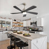 Elegant Smart Ceiling Fan with LED Light & Remote Control