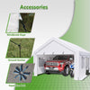 All-Weather Steel Carport Canopy with Removable Walls