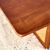 Walnut Rattan-Inspired Tea Table