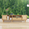 Rattan Chic TV Stand: Stylish Console for Any Room