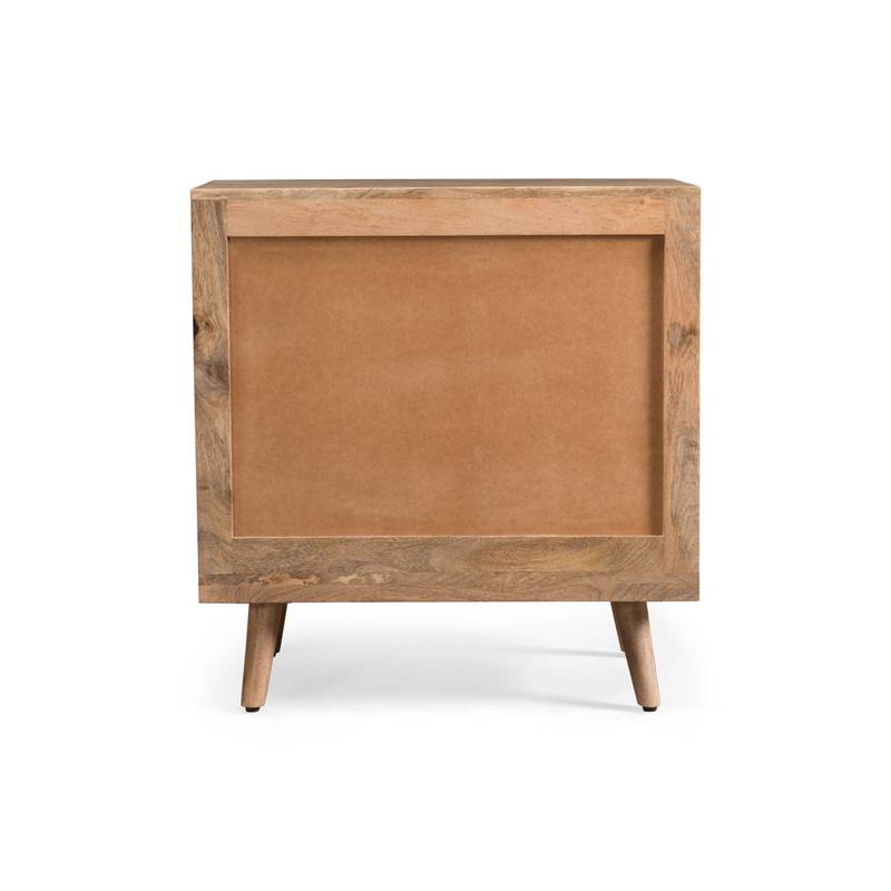 Chic Mango Wood Mid-Century Chest