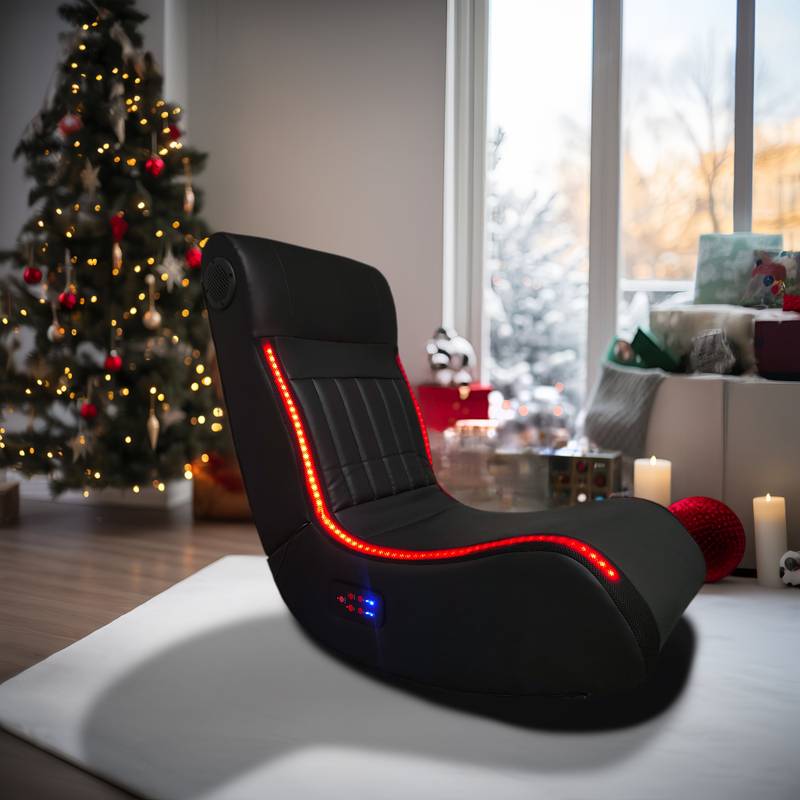 Ultimate Foldable Gaming Chair with Speakers & Vibe Massage