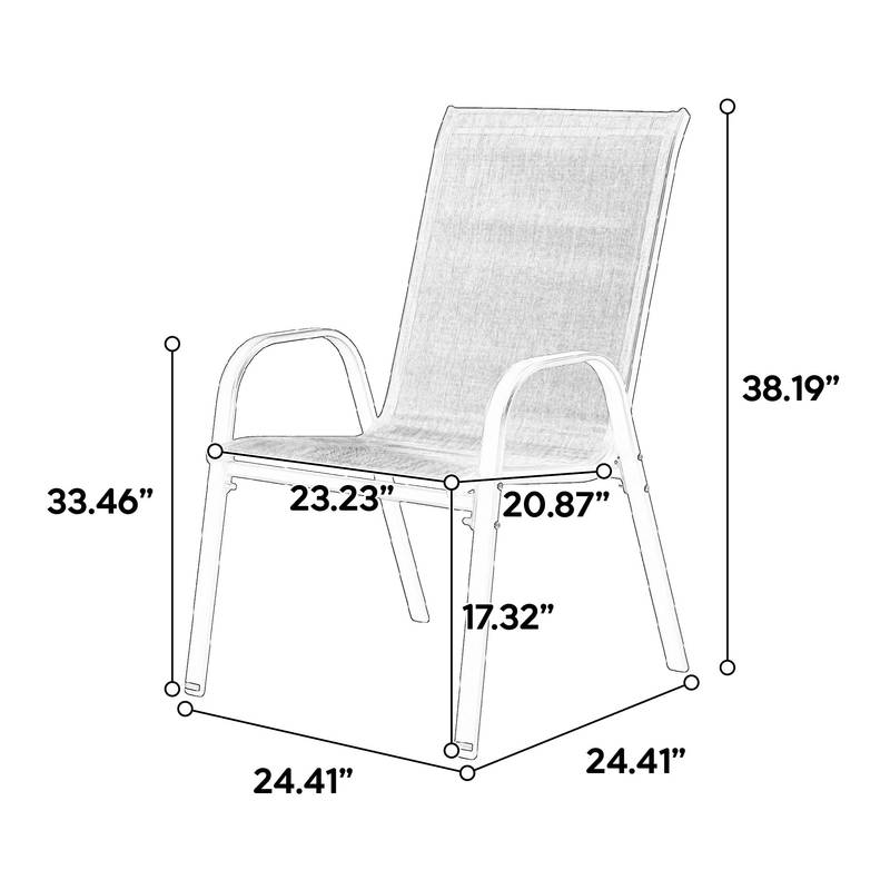 Breezy Outdoor Lounge Chairs Set