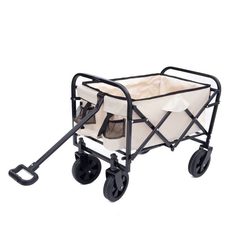Versatile Collapsible Beach Wagon with Liner Bags