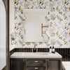 Golden Wavy Wall Mirror - Stylish Vanity Decor for Any Room