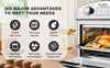 Versatile Silver Convection Oven – Bake, Roast, Toast & More!