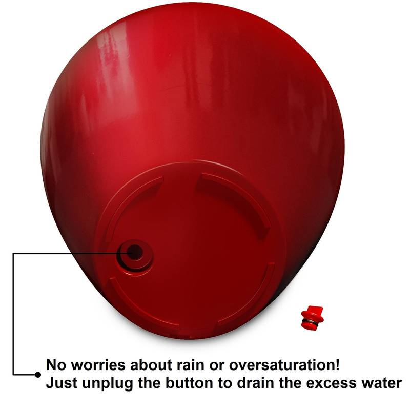 Self-Watering Planter Duo - Stylish Red Cone