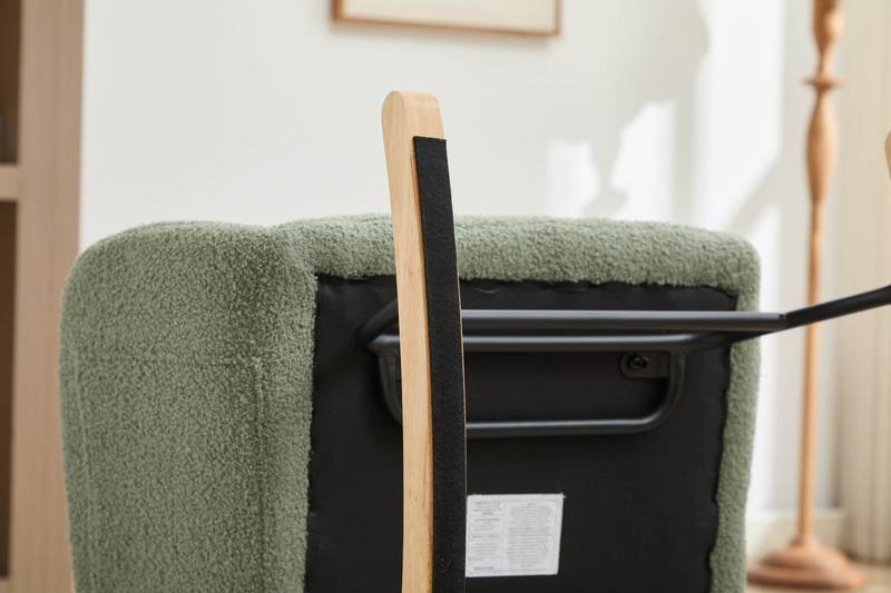 Cozy Green Rocking Glider - Perfect for Nurseries & Living Rooms
