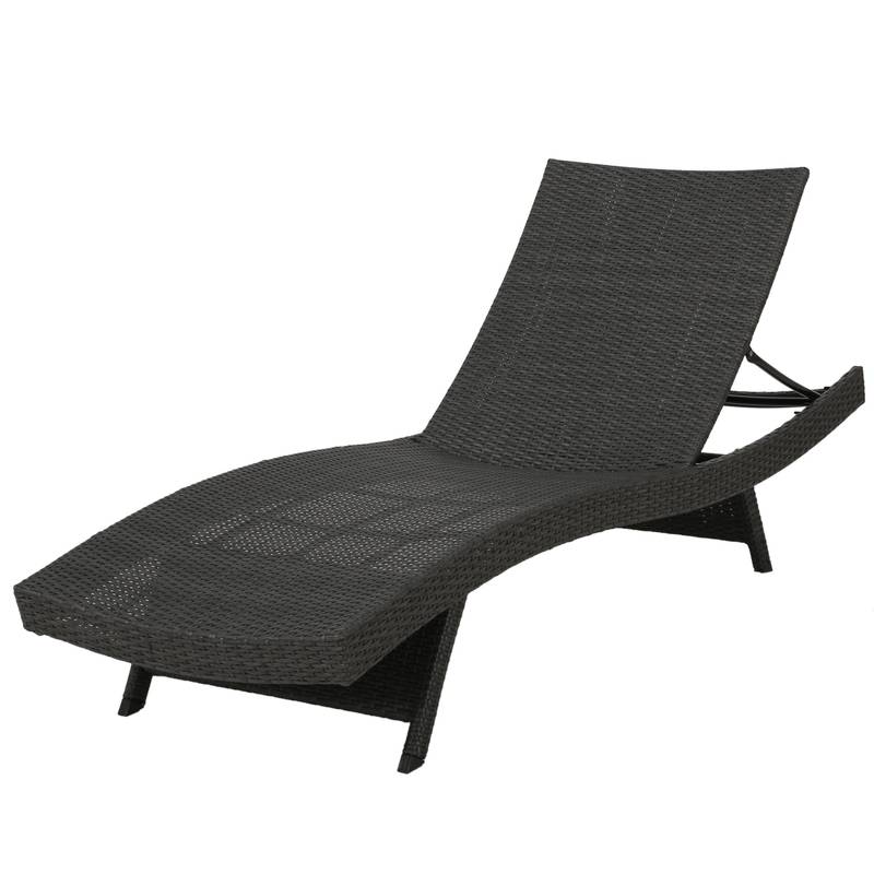 Salem Wicker Chaise Lounge Duo