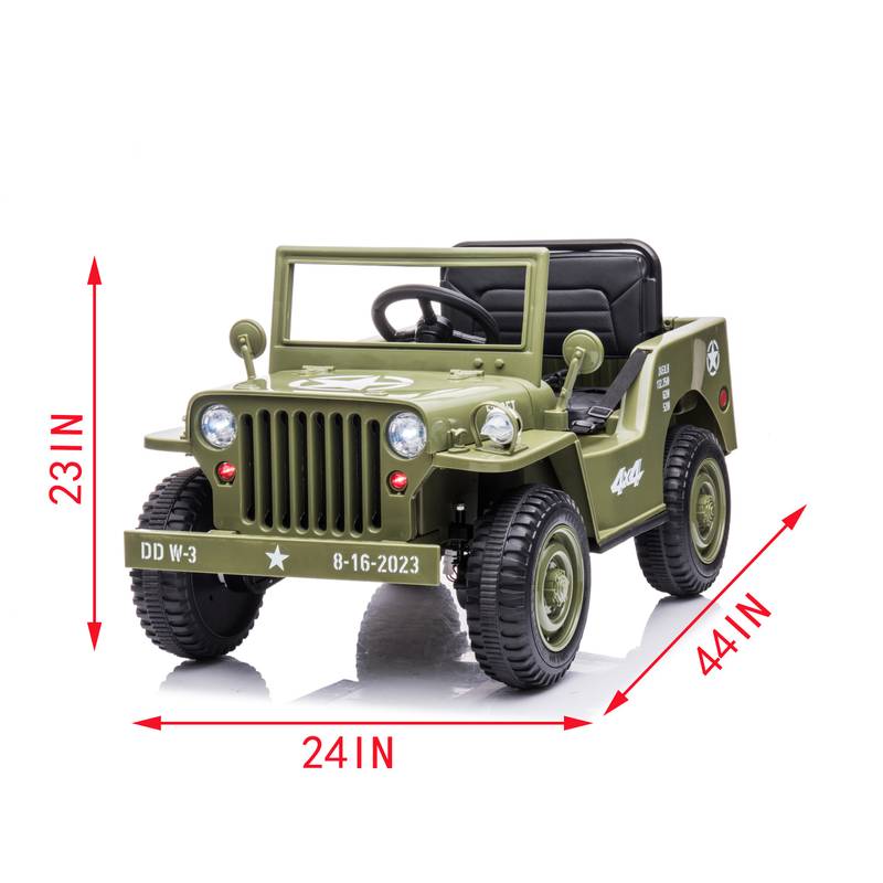 Power Play Ride-On Truck for Kids - Remote Control, Music, Lights & More!