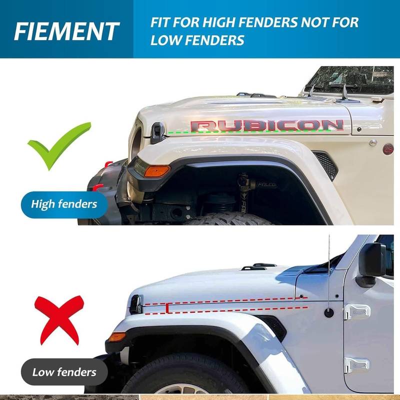 Jeep Wrangler High Clearance Fender Set