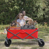 Colorful Foldable Garden Trolley & Picnic Wagon